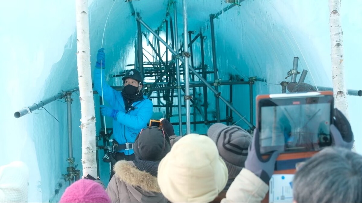 千歳・支笏湖氷濤まつり「氷の美術館」ガイドツアー実施について